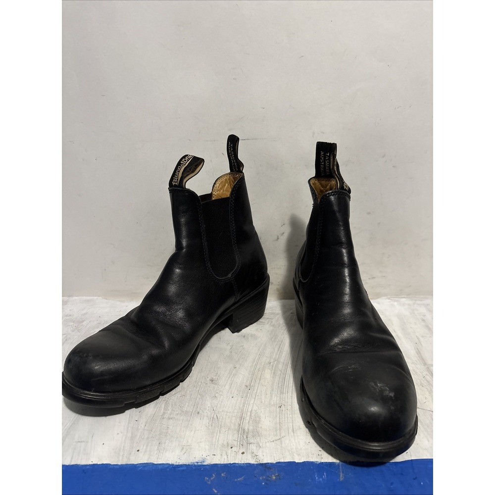 Blundstone Women’s Size Us 9.5 Black Leather Pull On Side Elastic Chelsea Boot